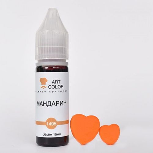 Гелевый краситель Art Color Мандарин, 15мл Гелевый краситель Art Color Мандарин, 15мл
