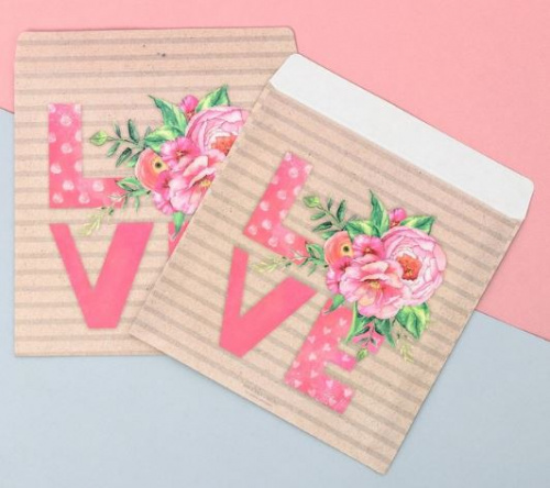 Конверт для сладостей Love, 15*15см Конверт для сладостей Love, 15*15см