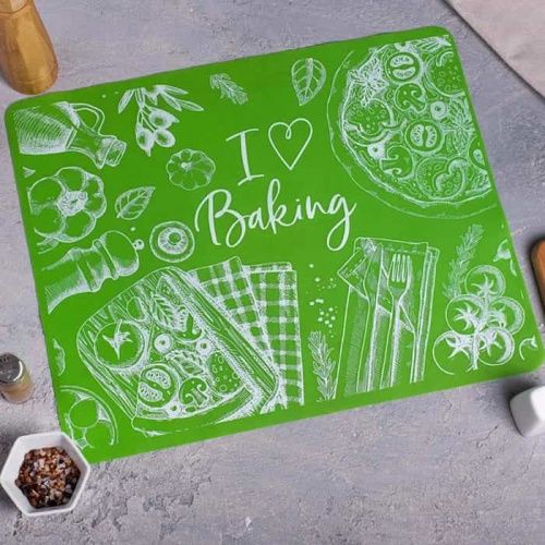 Коврик силиконовый "I love baking" 50*40см Коврик силиконовый "I love baking" 50*40см