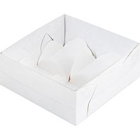 Коробка для моти с пласт. крышкой и ложементами, 4яч.,12*12*5,5см
